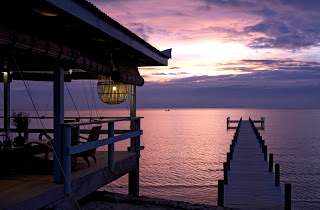 sunset from Knai Bang Chat Sailing club