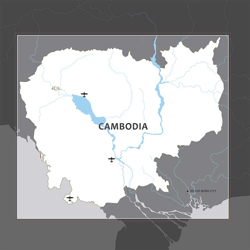 Cambodia Map