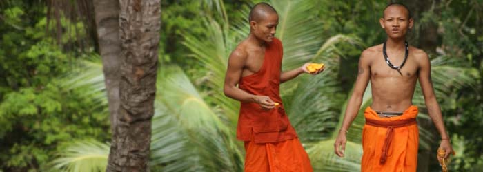 camboya religin - los monjes budistas de camboya