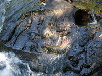 Kbal Spean, the river of a thousand lingas in Cambodia
