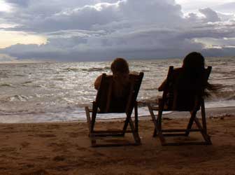 Rabbit island in Cambodia