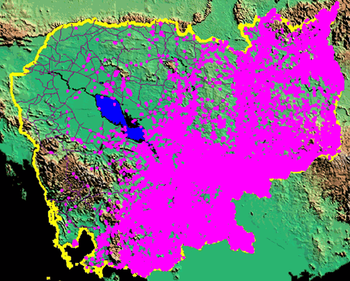 US bombing sites 1965-73