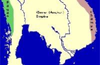 Cambodia historical map AD1200 - thumb